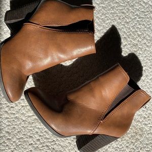 brown booties